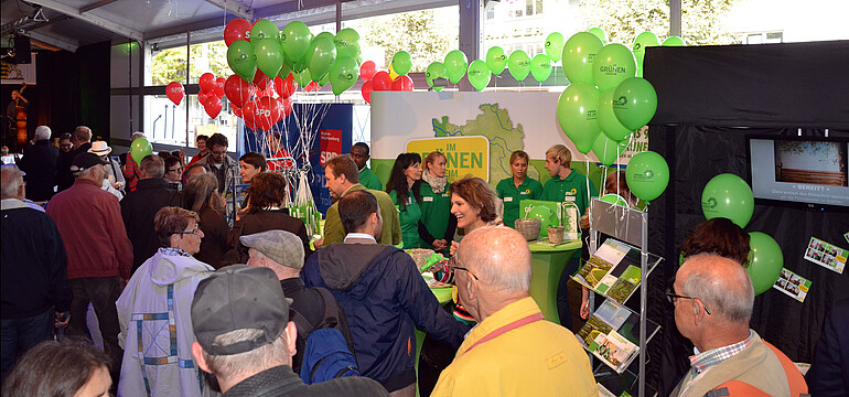 Reges Interesse am Stand der Fraktion